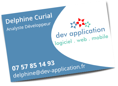 carte de visite dev application